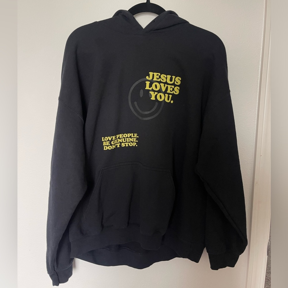 JLY black hoodie unisex